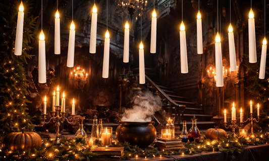 Floating Candles for Harry Potter Party