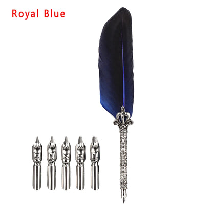 Retro Multicolor Quill Pen Set