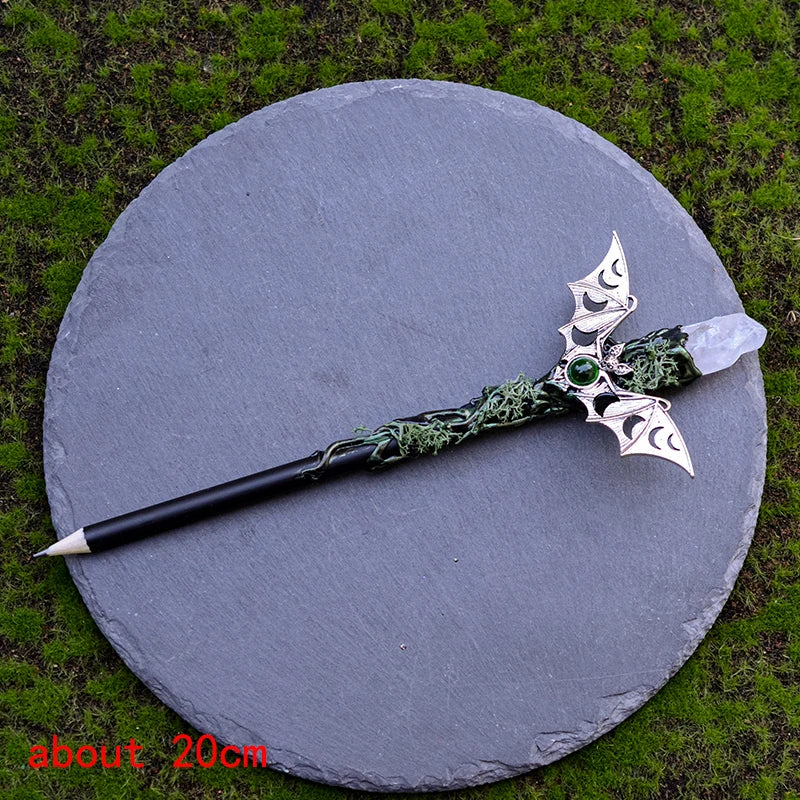 Natural Crystal Quartz Witch Wand