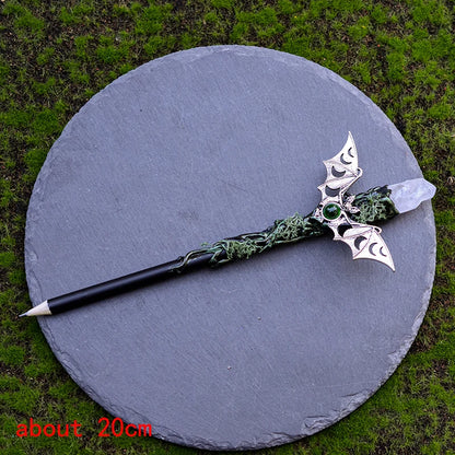 Natural Crystal Quartz Witch Wand