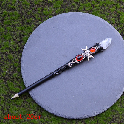 Natural Crystal Quartz Witch Wand