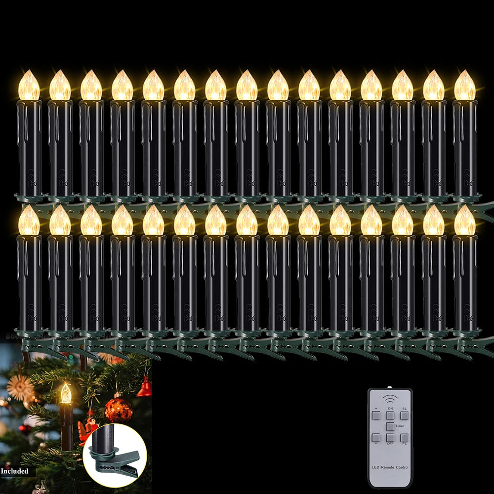 LED Floating Candle – Black