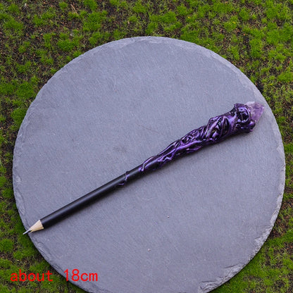 Natural Crystal Quartz Witch Wand