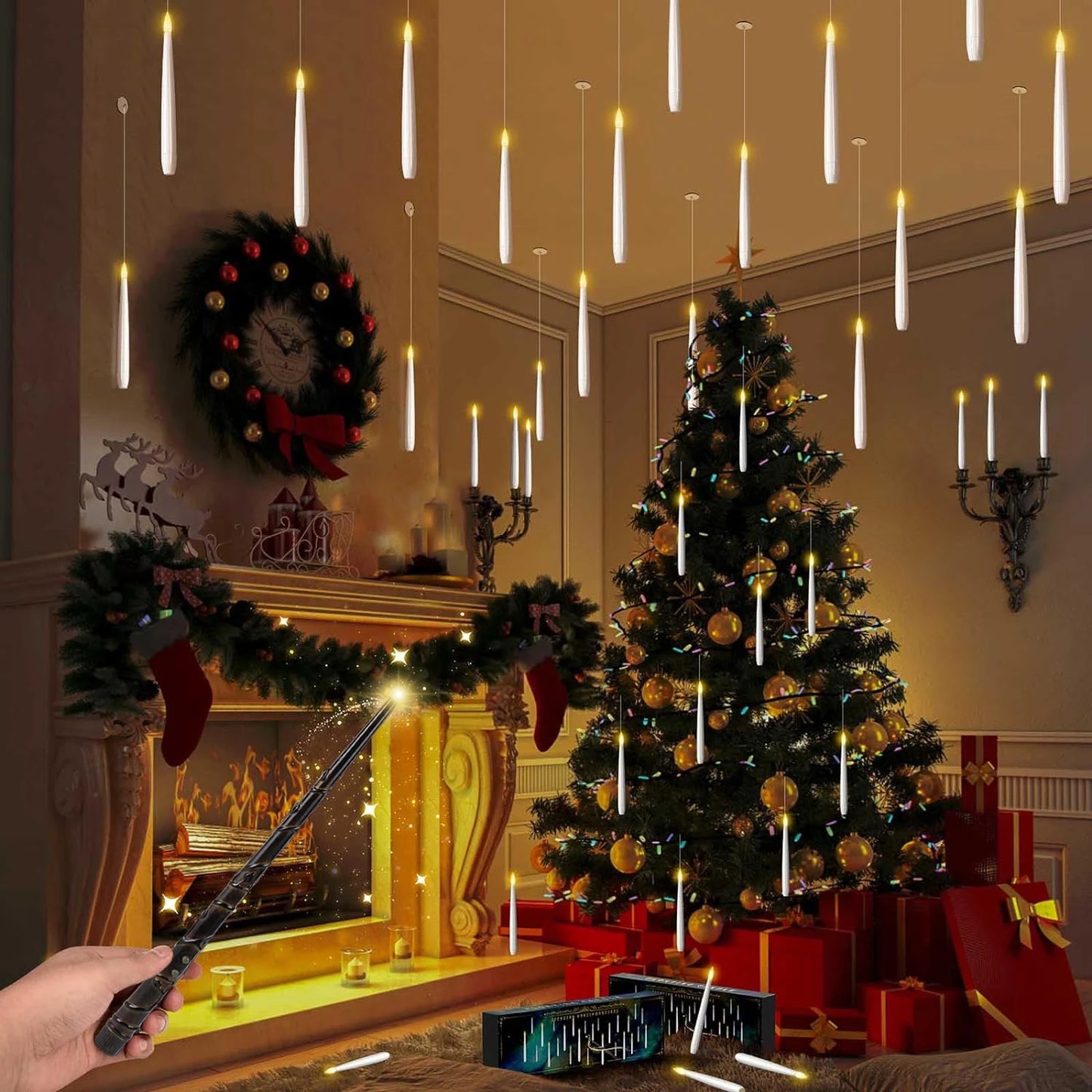 LED Floating Flying Candles – 12-60PCS