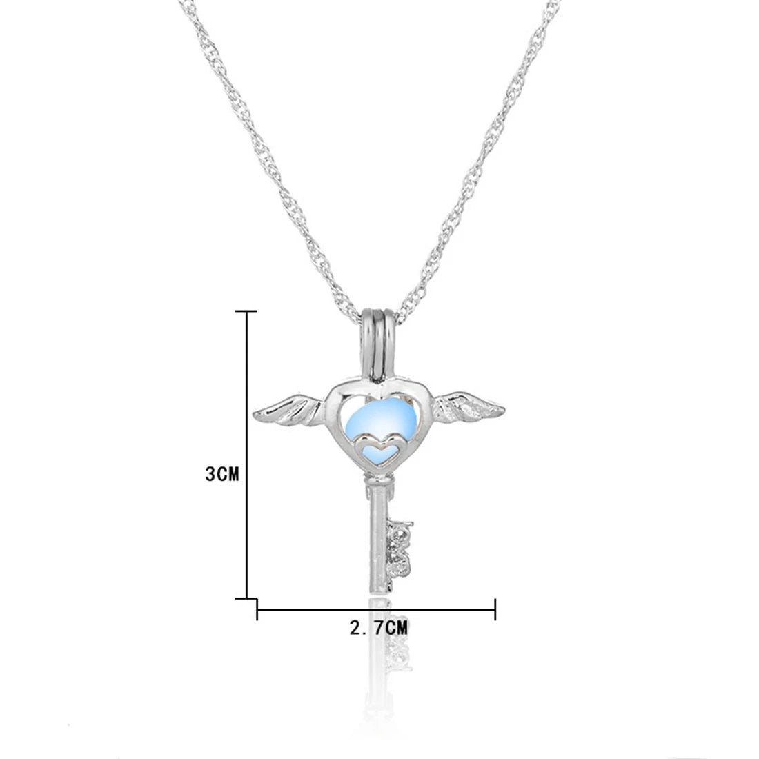 Luminous Angel Wings Necklace