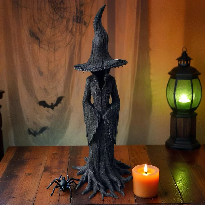 Witch Statue 20/30CM Retro Halloween Decor