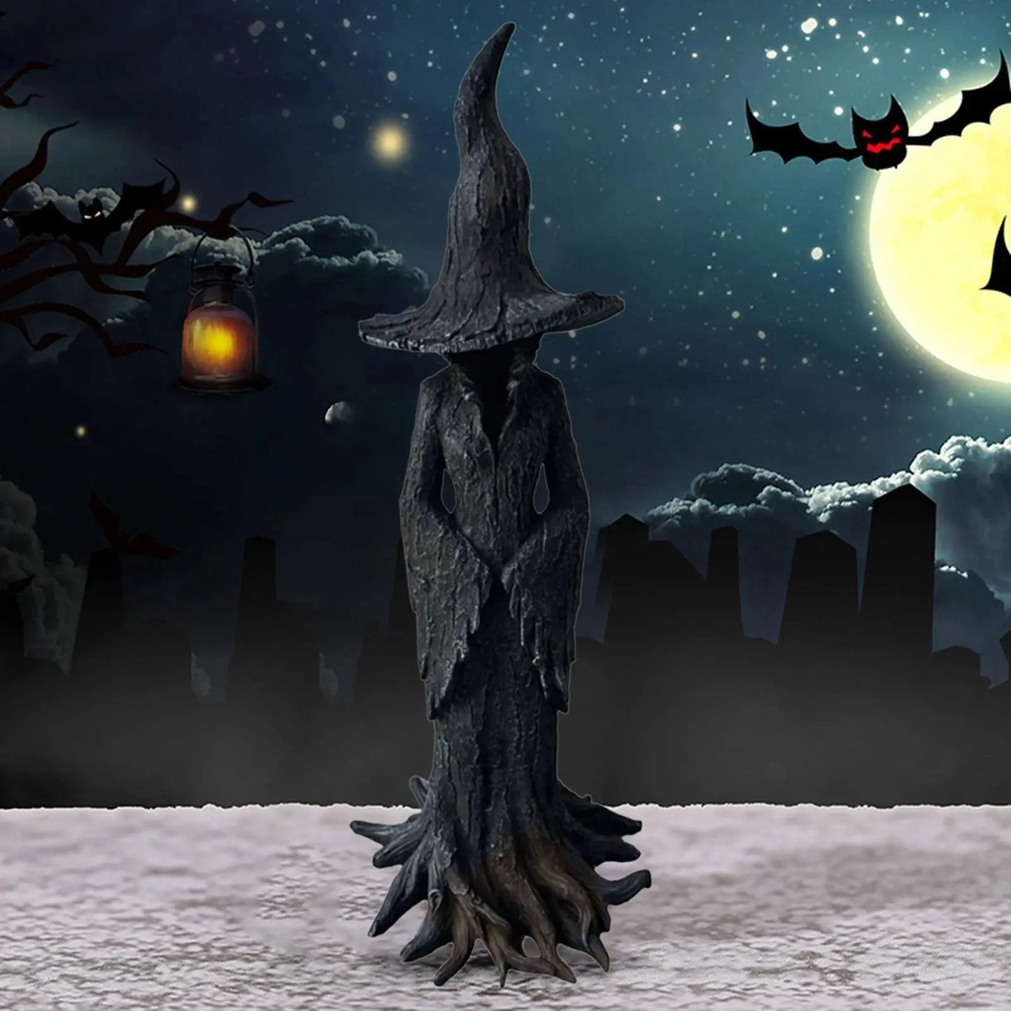 Witch Statue 20/30CM Retro Halloween Decor