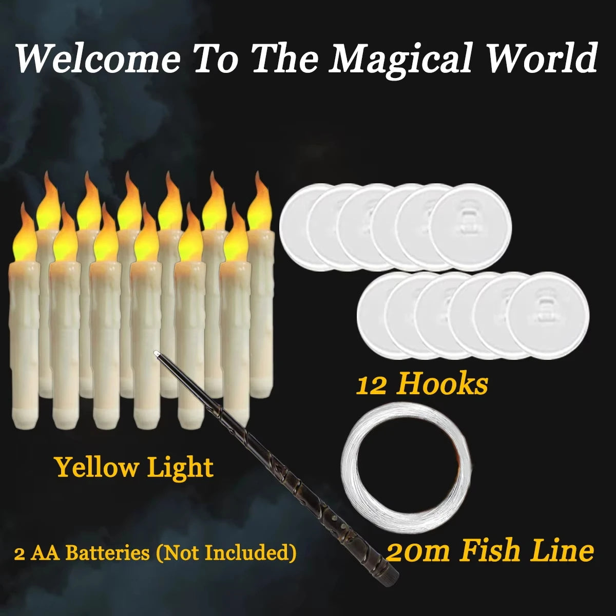 LED Floating Flying Candles – 12-60PCS