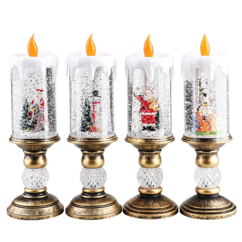 Christmas Crystal Snow Lights