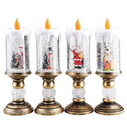 Christmas Crystal Snow Lights