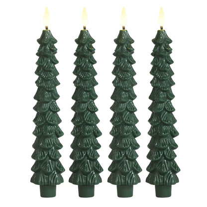 Flameless LED Christmas Candles with Remote