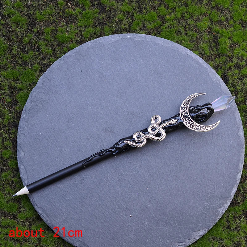 Natural Crystal Quartz Witch Wand