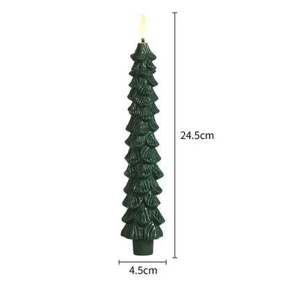 Flameless LED Christmas Candles with Remote