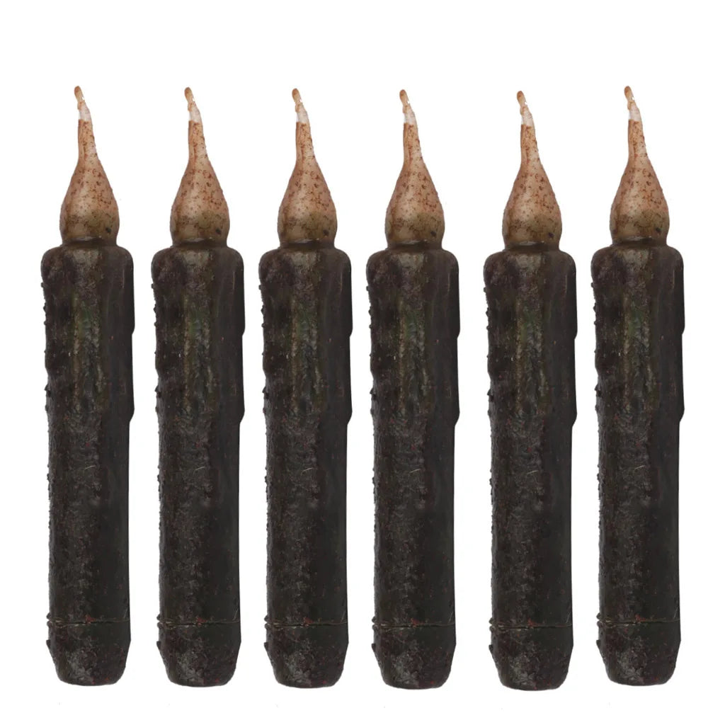 17cm LED Flameless Wax Candle – Black Retro
