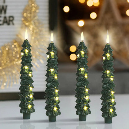 Flameless LED Christmas Candles with Remote
