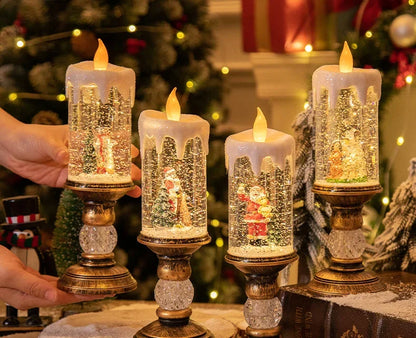 Christmas Crystal Snow Lights