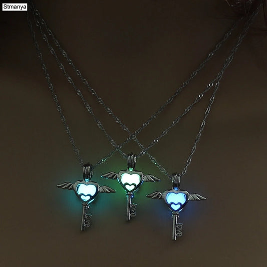 Luminous Angel Wings Necklace