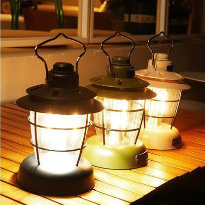 Vintage LED Portable Lantern