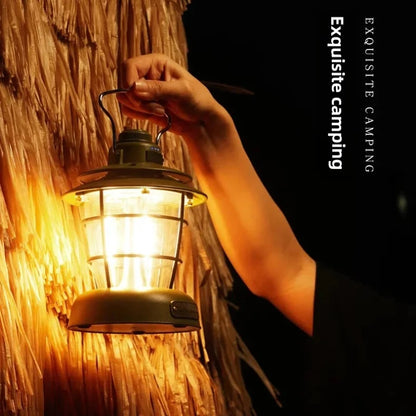 Vintage LED Portable Lantern