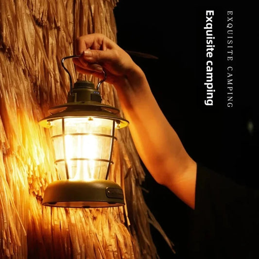Vintage LED Portable Lantern