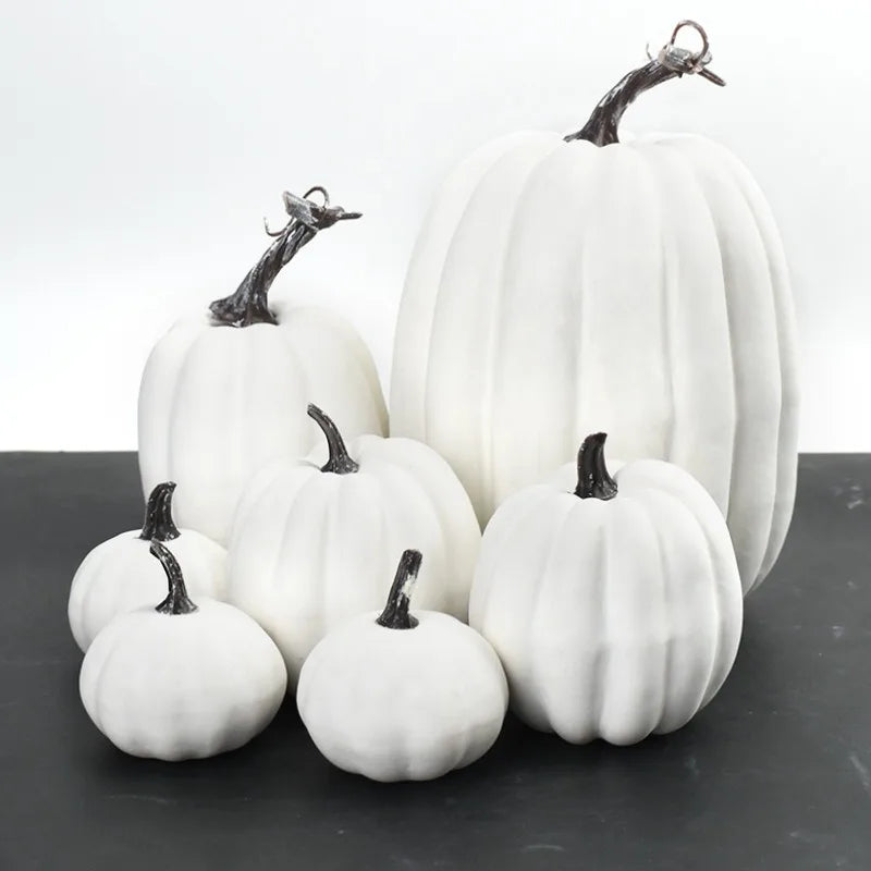 7PCS Halloween Fake Pumpkin Set