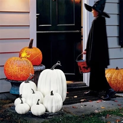 7PCS Halloween Fake Pumpkin Set