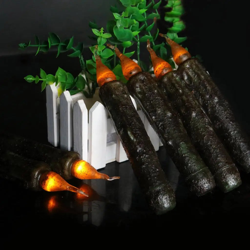 17cm LED Flameless Wax Candle – Black Retro