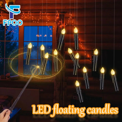 LED Floating Candle – Black