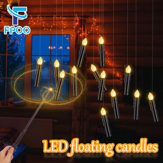 LED Floating Candle – Black