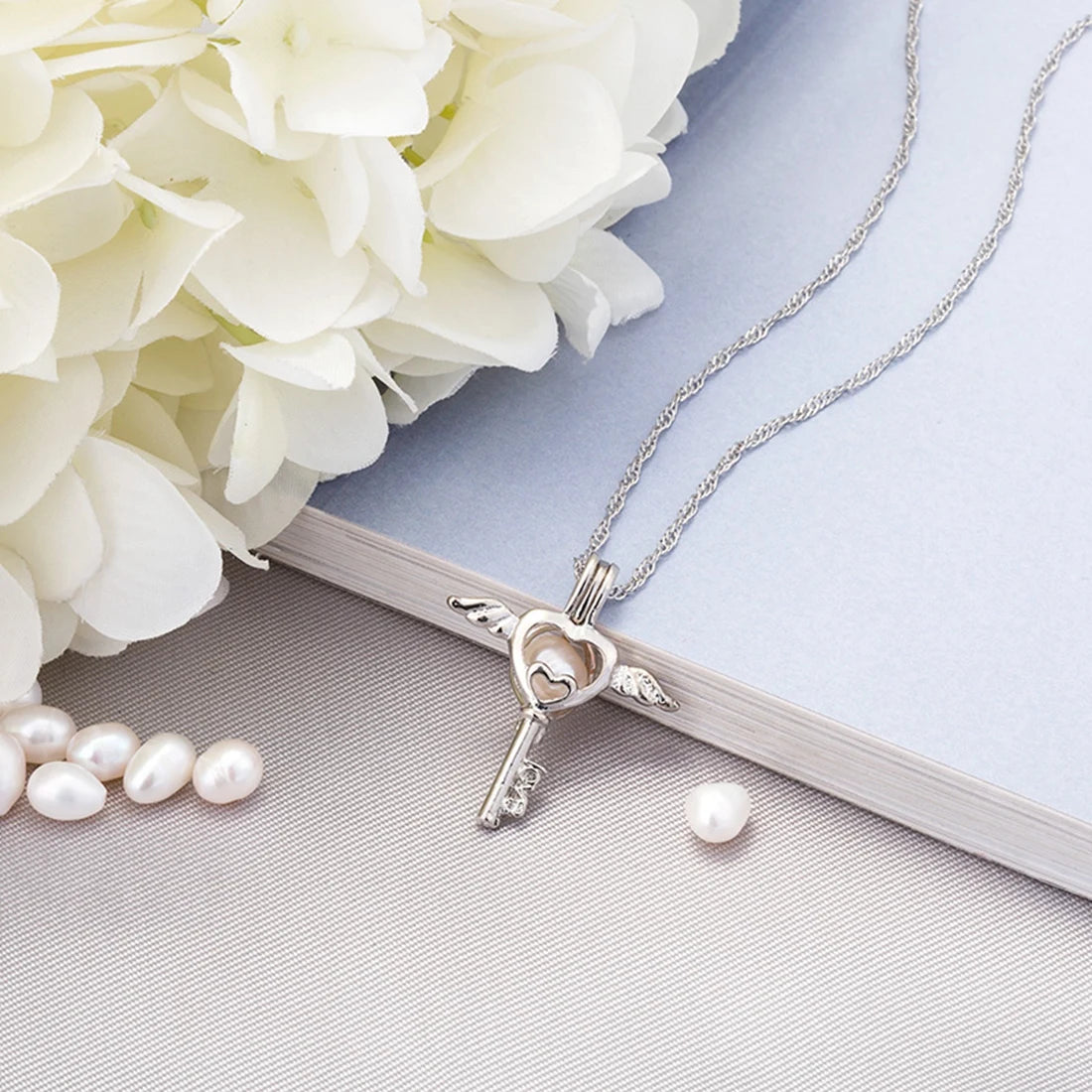 Luminous Angel Wings Necklace