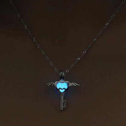 Luminous Angel Wings Necklace